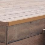 vidaXL Terras hoekplinten 5 st 170 cm HKC teakkleurig, Doe-het-zelf en Bouw, Verzenden, Nieuw