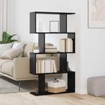 vidaXL Boekenkast Zwart 70 x 24 x 129 cm Bewerkt hout, Huis en Inrichting, Kasten | Boekenkasten, Verzenden, Nieuw