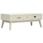 vidaXL Salontafel met 2 lades 110x50x40 cm bewerkt hout, Huis en Inrichting, Verzenden, Nieuw