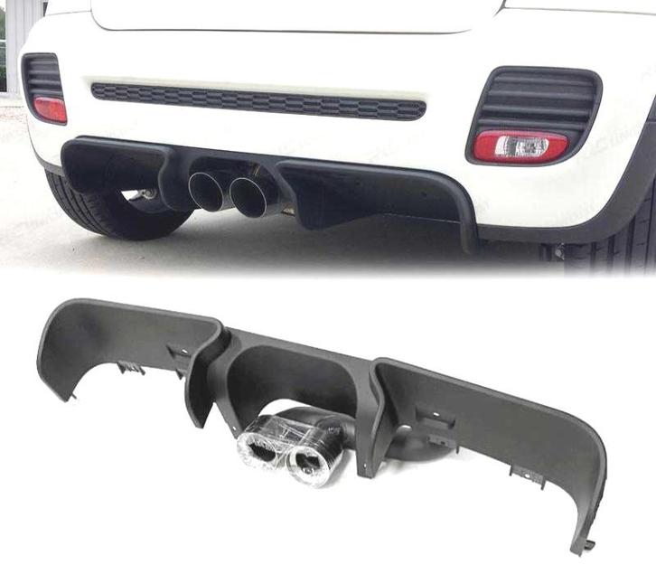 Diffuseur Arrière Mini Cooper R56 Jcw Look Gt 07-13 Noir, Autos : Pièces & Accessoires, Carrosserie & Tôlerie, Envoi