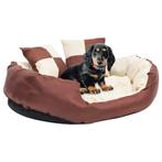 vidaXL Hondenkussen omkeerbaar en wasbaar 85x70x20 cm bruin, Dieren en Toebehoren, Honden-accessoires, Verzenden, Nieuw