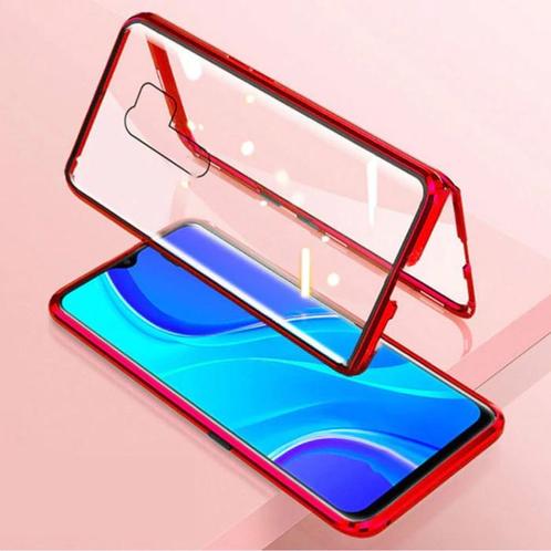 Xiaomi Mi A2 Magnetisch 360° Hoesje met Tempered Glass -, Télécoms, Téléphonie mobile | Housses, Coques & Façades | Marques Autre