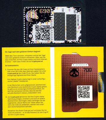 Autriche 2019/2023 - Partie Crypto-Marken à partir de CS1 + beschikbaar voor biedingen
