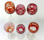 Verschiedene - Drinkset (6) - Handgemaakt - wijnglazen -, Antiek en Kunst