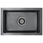 Handgemaakte Gootsteen Zwart | Tweede Kansje | OP=OP!, Doe-het-zelf en Bouw, Tegels, Verzenden, Nieuw, 20 tot 40 cm, Overige materialen