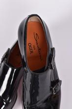 SANTONI - UK 7 / 41 - Lak schoenen - Gala - double monk -, Nieuw
