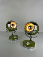 Tafellamp (2) - Paar Eyeball Space Age-lampen uit de jaren, Antiek en Kunst