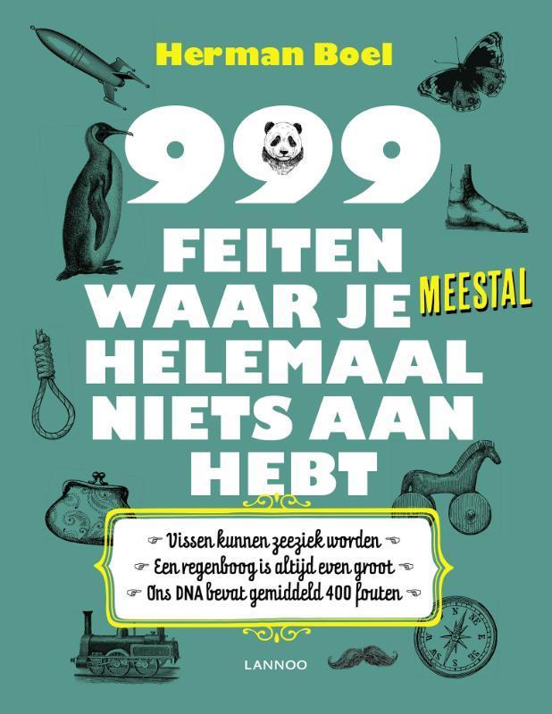 999 feiten waar je meestal helemaal niets aan hebt, Boeken, Stripverhalen, Zo goed als nieuw, Verzenden