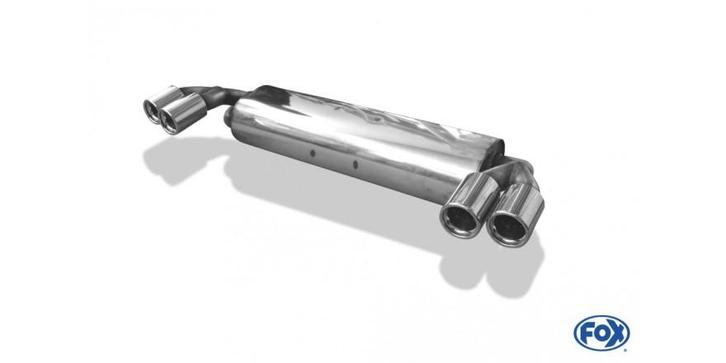 FOX MG TF einddemper uitgang rechts/links - 2x76 type 13 rec, Auto-onderdelen, Uitlaatsystemen, Nieuw, Verzenden