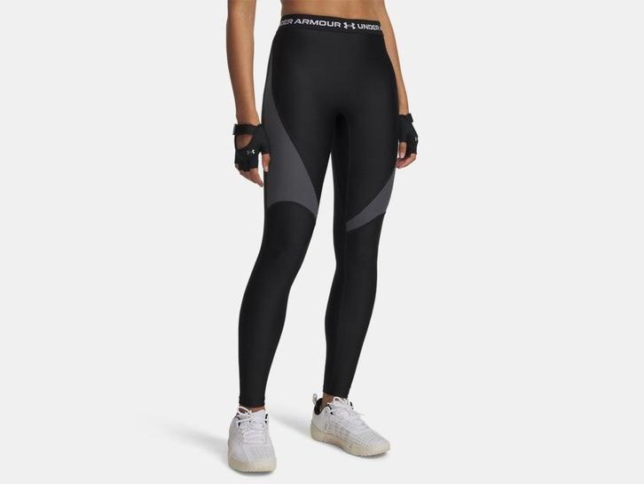 Under Armour Hg Rib Legging-Blk - Maat LG, Kleding | Dames, Leggings, Maillots en Panty's, Legging, Zwart, Maat 44/46 (L), Nieuw