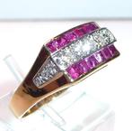 Ring - 18 karaat Geel goud, Witgoud -  1.36ct. tw. Diamant, Nieuw
