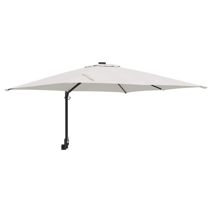 UV-bestendige Parasol 248x247cm | OP = OP | Koel op je te..., Tuin en Terras, Parasols, 2 tot 3 meter, Nieuw, Stokparasol, Verzenden
