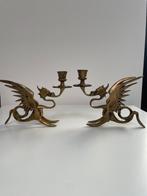 Chandelier (2) - Bronze, Laiton - Chandeliers en laiton
