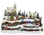 NIEUW - Kersttafereel Christmas Villages micro LED polyresin, Diversen, Kerst, Verzenden, Nieuw