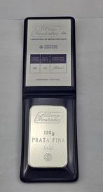 100 gram - Zilver .999 - Albino Moutinho - Verzegeld en met, Postzegels en Munten, Edelmetalen en Baren
