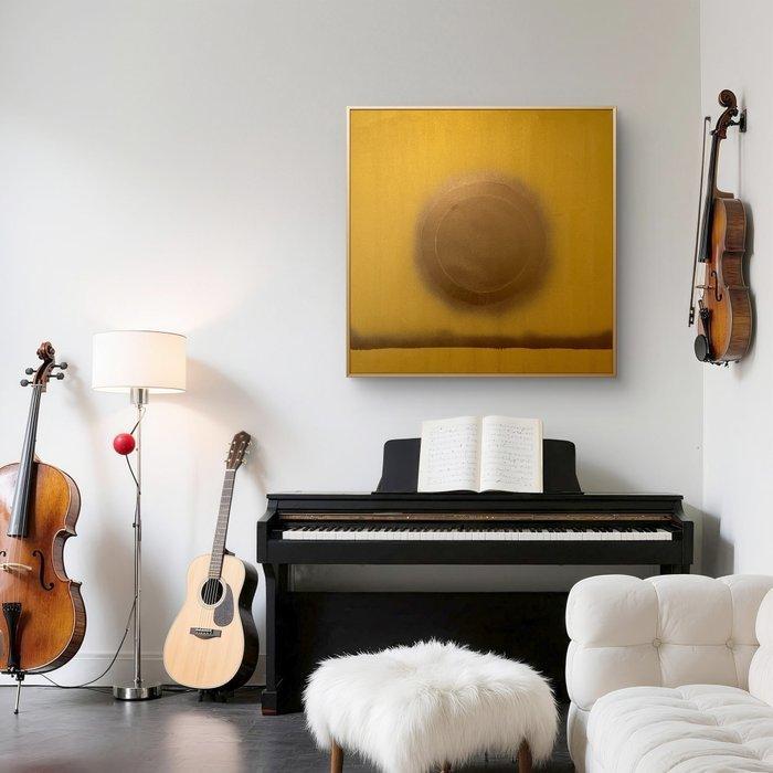 Sefer Güngör - Golden Sunrise XL, Antiek en Kunst, Kunst | Schilderijen | Modern