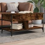 vidaXL Salontafel 100x50x50 cm bewerkt hout en metaal, Huis en Inrichting, Tafels | Salontafels, Verzenden, Nieuw