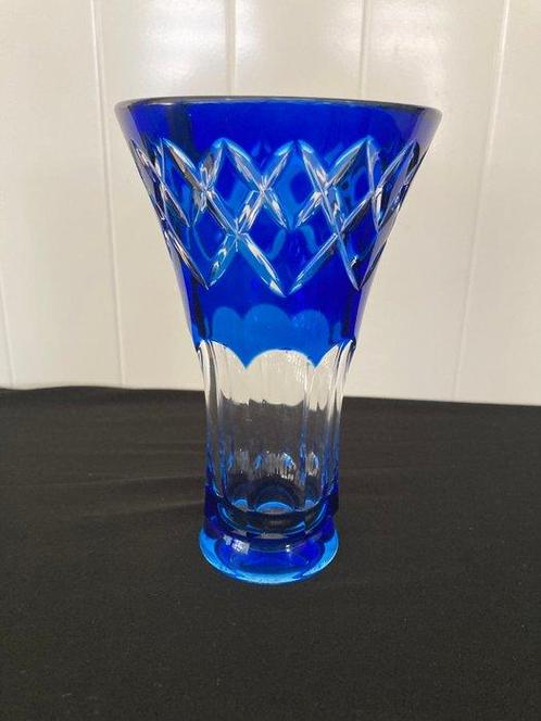 Val Saint Lambert - Vaas - Teniers - Kristal, Antiek en Kunst, Antiek | Glaswerk en Kristal