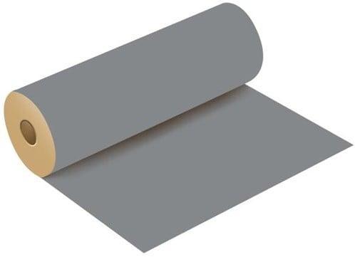 Bloemenpapier cadeaupapierkraftpapier licht zilver rol 50 cm, Maison & Meubles, Accessoires pour la Maison | Plantes & Fleurs artificielles