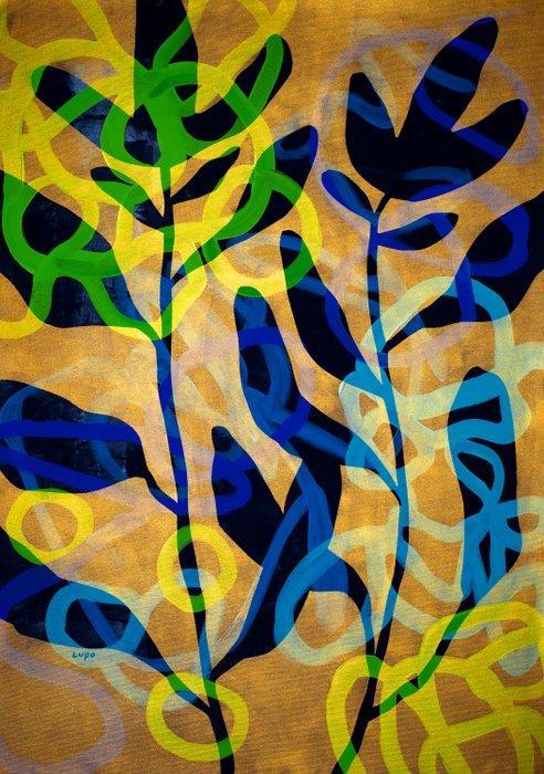 Lupo - Urban Jungle 255 - Real Gold - XXL-NO Reserve, Antiek en Kunst, Kunst | Designobjecten