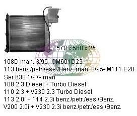 MERCEDES VITO/ V klasse, 1996-2003 - RAND ONDER GRILLE Vi..., Auto-onderdelen, Carrosserie, Nieuw, Mercedes-Benz, Verzenden