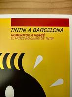 Peret - Reprint del cartel homenaje a TINTIN / Barcelona, Antiek en Kunst