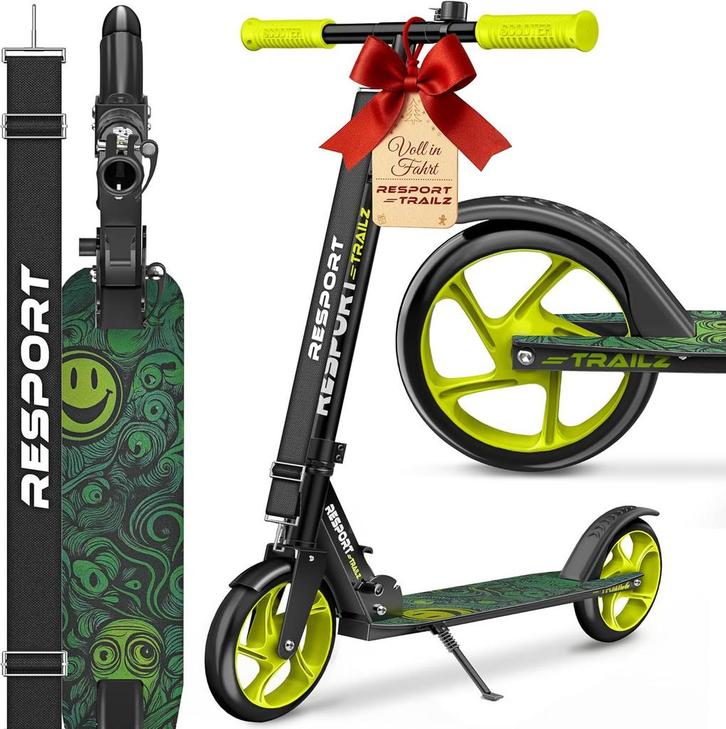 Kinderstep - 2 wielen - Kinder step - Verstelbaar - Groen -, Vélos & Vélomoteurs, Trottinettes, Envoi