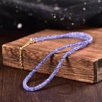 Sans Réserve - Élégante Collier en Tanzanite - Tons de bleu