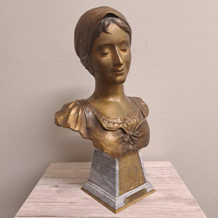 Dominique Alonzo (active 1910-1930) - D. Alonzo - Buste,, Antiek en Kunst, Kunst | Designobjecten