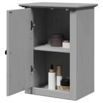 vidaXL Badkamerwandkast BODO 44x30x60 cm grijs, Huis en Inrichting, Badkamer | Badkamermeubels, Verzenden, Nieuw