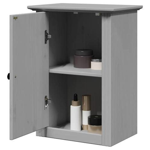 vidaXL Badkamerwandkast BODO 44x30x60 cm grijs, Huis en Inrichting, Badkamer | Badkamermeubels, Nieuw, Verzenden