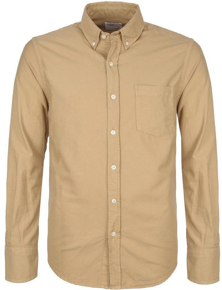 Colorful Standard Hemd Khaki maat M Heren, Kleding | Heren, Merkkleding | Overhemden, Nieuw, Halswijdte 39/40 (M), Verzenden