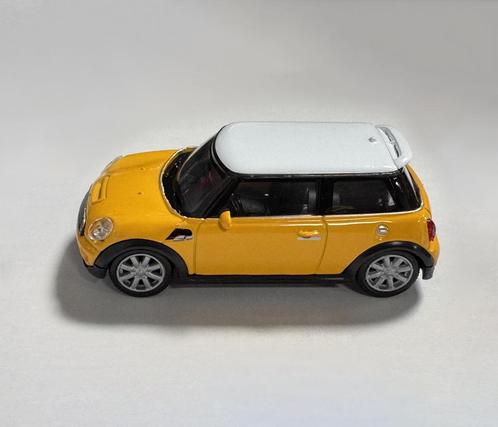 Schaalmodel Mini Cooper S (schaal 1:43, ca. 10x4x3 cm, geel, Doe-het-zelf en Bouw, Gereedschap | Overige machines, Nieuw, Verzenden