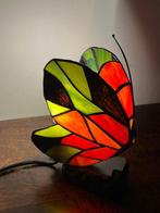 Lampe - Belle lampe papillon de style Art-Déco - Vitraux,