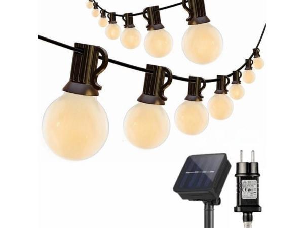 Veiling - JPro 3in1 Frigus 50 Lichtsnoer stekker + zonne-Ene, Tuin en Terras, Buitenverlichting