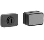 WC-Sluiting 5-8 mm Maximal PVD mat zwart/parelgrijs, Nieuw, Overige materialen, Klink of Kruk