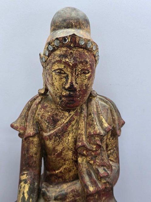 Bouddha de Mandalay 33 cm - Birmanie - Myanmar, Antiek en Kunst, Kunst | Niet-Westerse kunst
