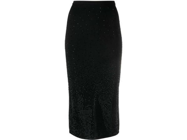 Veiling - Sandro midi-rok met strass-steentjes maat 40 Zwart, Kleding | Dames, Rokken