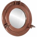 vidaXL Wandspiegel patrijspoort Ø30 cm aluminium en glas, Huis en Inrichting, Woonaccessoires | Spiegels, Verzenden, Nieuw
