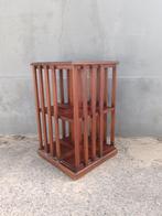 Bibliothèque - Bibliothèque tournante en bois, revolving., Antiquités & Art
