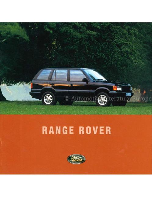 1995 RANGE ROVER BROCHURE ENGELS, Boeken, Auto's | Folders en Tijdschriften, Ophalen of Verzenden