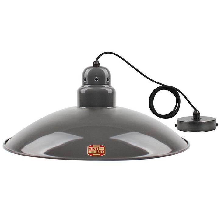 Vintlux Hanglamp HX26 Classic Grey - Ø 46,5 cm - E27, Huis en Inrichting, Lampen | Overige, Verzenden