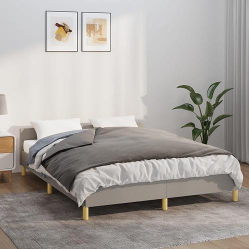 vidaXL Verzwaringsdeken met hoes 135x200 cm 6 kg stof grijs, Huis en Inrichting, Slaapkamer | Bedden, Nieuw, Verzenden