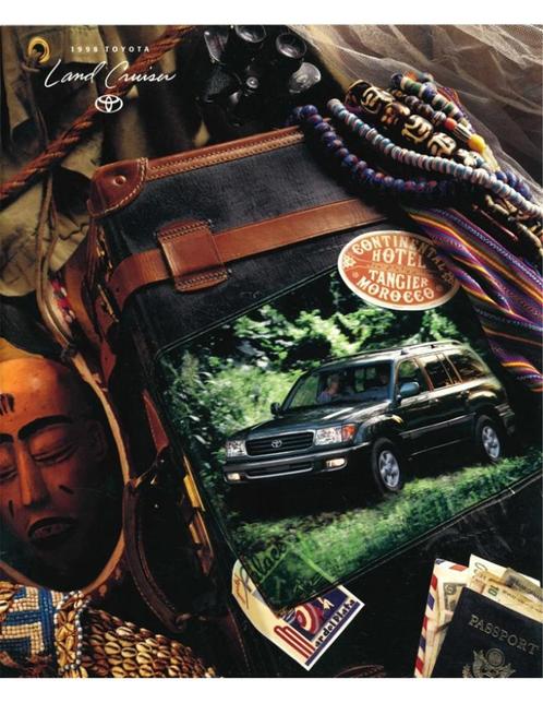 1998 TOYOTA LAND CRUISER BROCHURE ENGELS (USA), Livres, Autos | Brochures & Magazines, Enlèvement ou Envoi