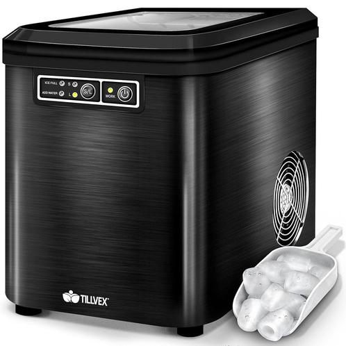 Tillvex® Ijsblokjesmaker - Ijsblokjesmachine -12kg/24 uur -, Huis en Inrichting, Woonaccessoires | Overige, Verzenden