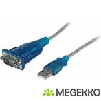 StarTech.com 1-poorts USB-naar-RS232 DB9 serile adapterkabel, Verzenden, Nieuw
