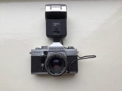 Praktica MTL 3 + Meyer 1,8/50mm + flitser - M42 | Analoge, Audio, Tv en Foto, Fotocamera's Analoog