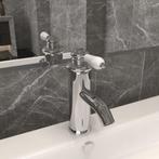 vidaXL Wastafelkraan 130x180 mm verchroomd, Doe-het-zelf en Bouw, Verzenden, Nieuw
