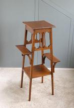 Plantentafel - Piëdestal, Bijzettafel - Eikenhout