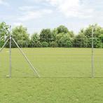 vidaXL Weidehekwerk Zilver 25 x 1.5 m Gegalvaniseerd staal, Verzenden, Nieuw
